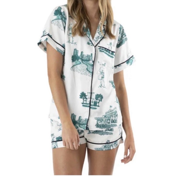 katie kime Other - Katie Kime Pajama Short Set Toile Fort Worth Stockyards Rodeo Western